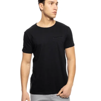 ST' Ανδρικό βαμβακερο t-shirt με τσέπη